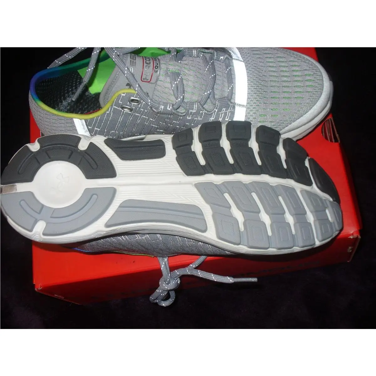 Under Armour shoes - Under Armour Speedform Gemini 3 - 1292430-941 - Grey/Silver/Green 21