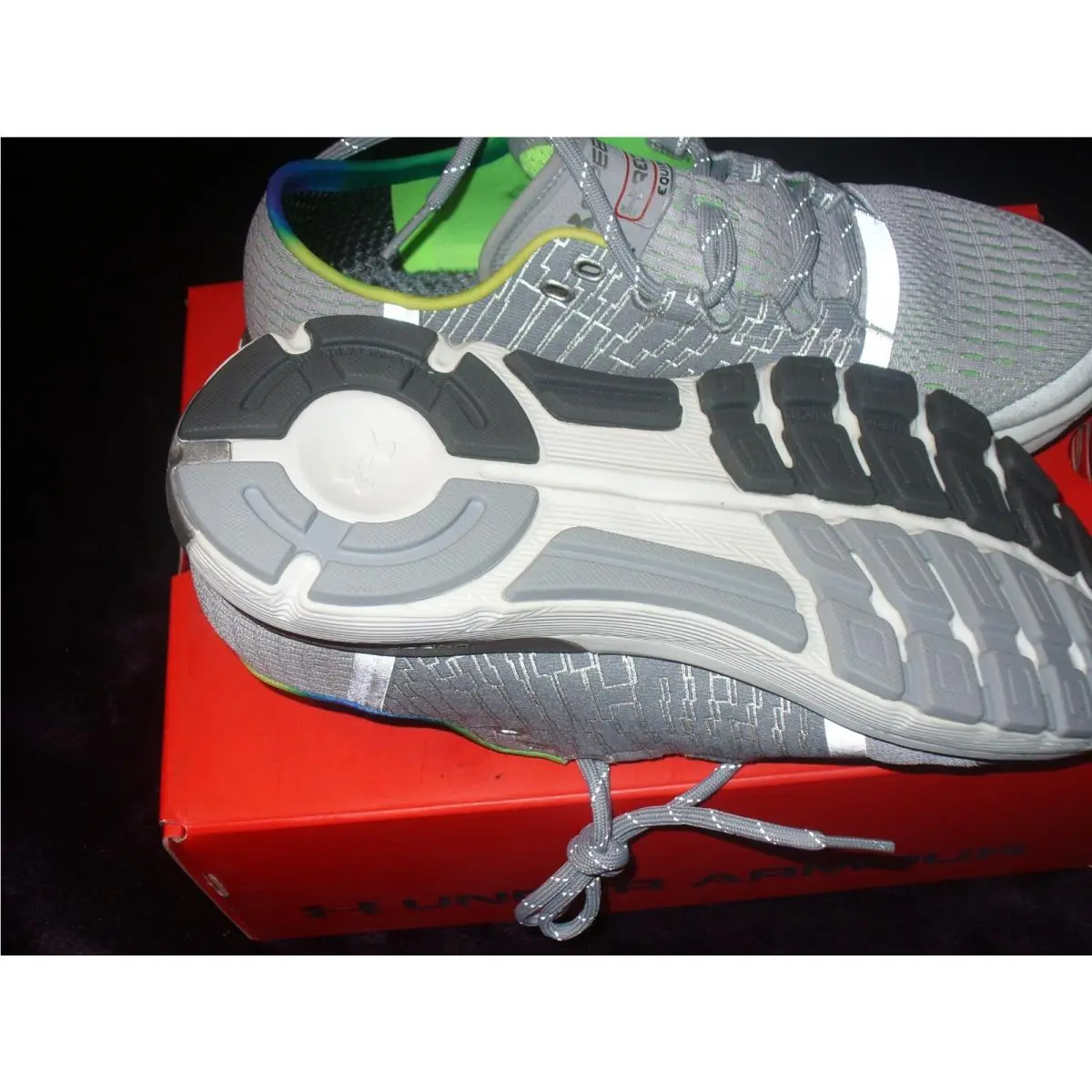 Under Armour shoes - Under Armour Speedform Gemini 3 - 1292430-941 - Grey/Silver/Green 22