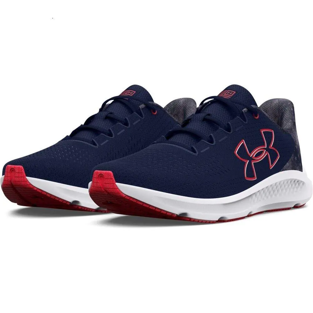 Under Armour 3027432 Men`s UA Charged Pursuit 3 Big Logo Freedom Running Shoes
