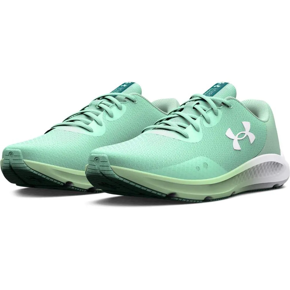 Under Armour 3024889 Womens UA Charged Pursuit 3 Training Running Athletic Shoes Aqua Foam