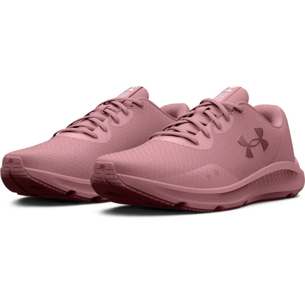 Under Armour 3024889 Womens UA Charged Pursuit 3 Training Running Athletic Shoes Pink Elixir
