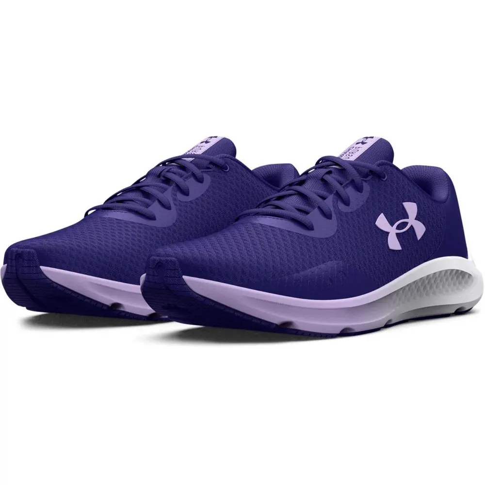 Under Armour 3024889 Womens UA Charged Pursuit 3 Training Running Athletic Shoes Sonar Blue