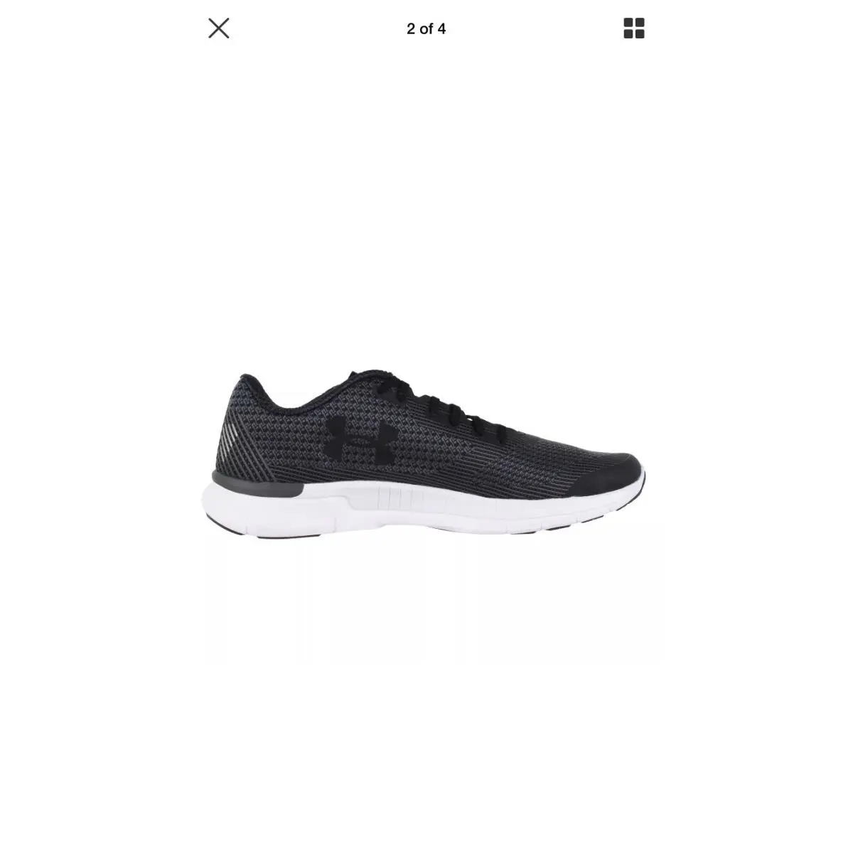 Under Armour shoes - Under Armour Charged Lighting - Charged Lighting - 1285681-001 - Black/White/Black 5