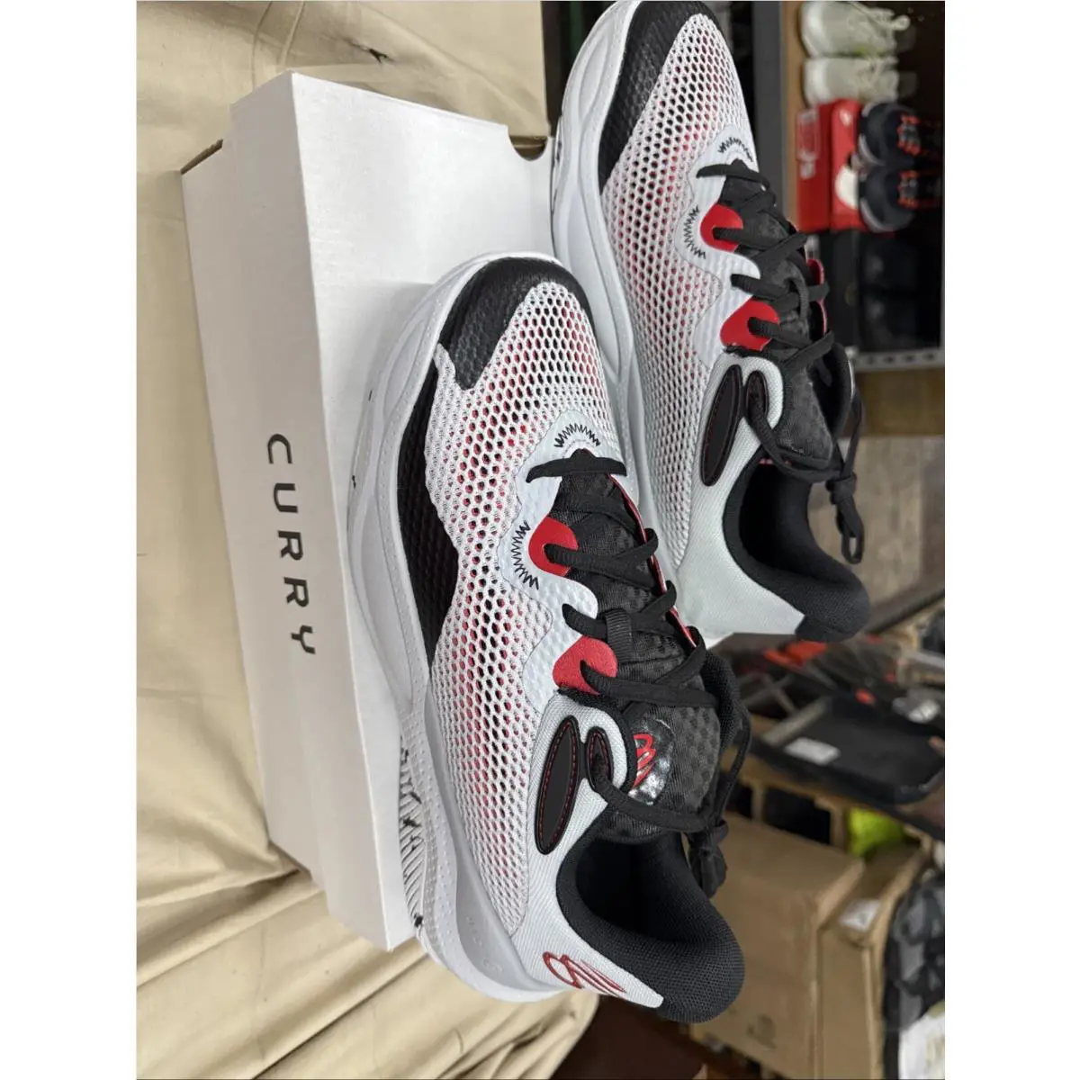Under Armour shoes - Under Armour Curry Splash 24 - 3027636-101 - Gray 1