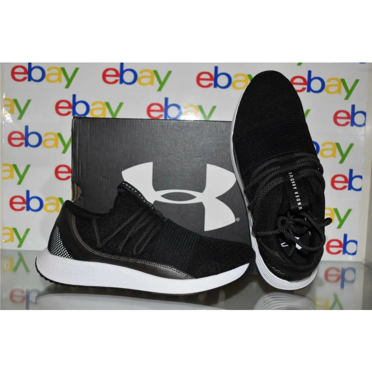 Under Armour shoes - Under Arfmour Breathe Lace - Under Arfmour Breathe Lace - 3019973 001 - Black, Manufacturer: Black/White 0
