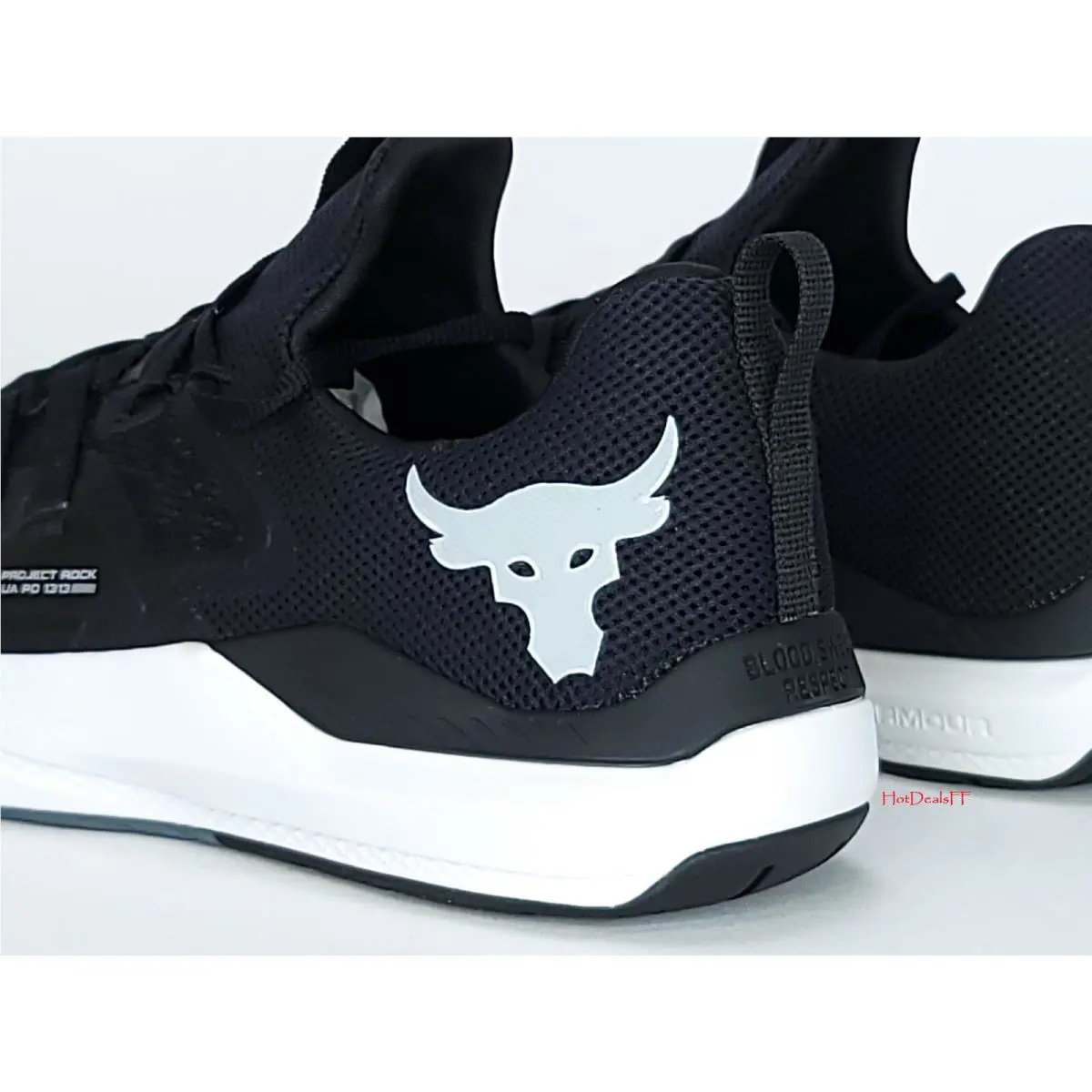 Under Armour shoes - Under Armour Project Rock - Project Rock - 3023006 - Black, Manufacturer: Black / White 9