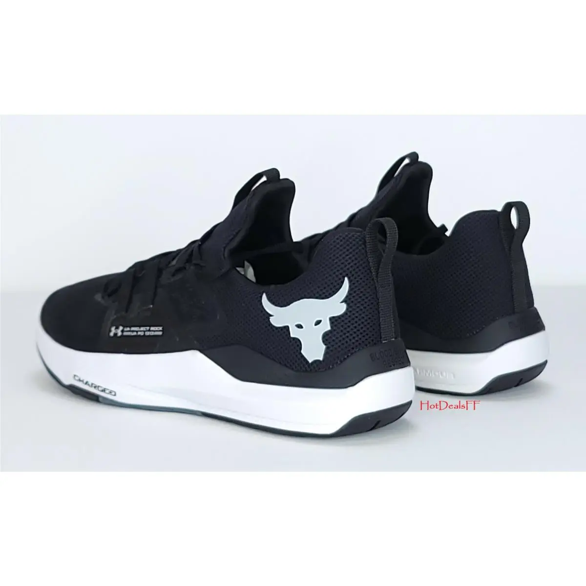Under Armour shoes - Under Armour Project Rock - Project Rock - 3023006 - Black, Manufacturer: Black / White 20