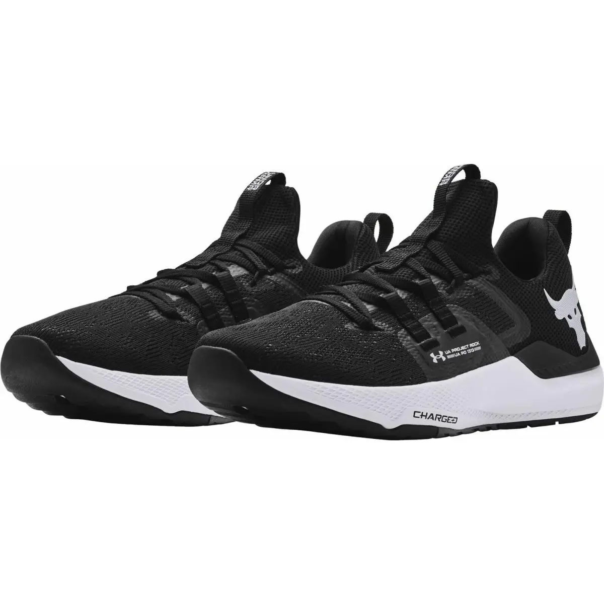 Under Armour shoes - Under Armour Project Rock - Project Rock - 3023006 - Black, Manufacturer: Black / White 13