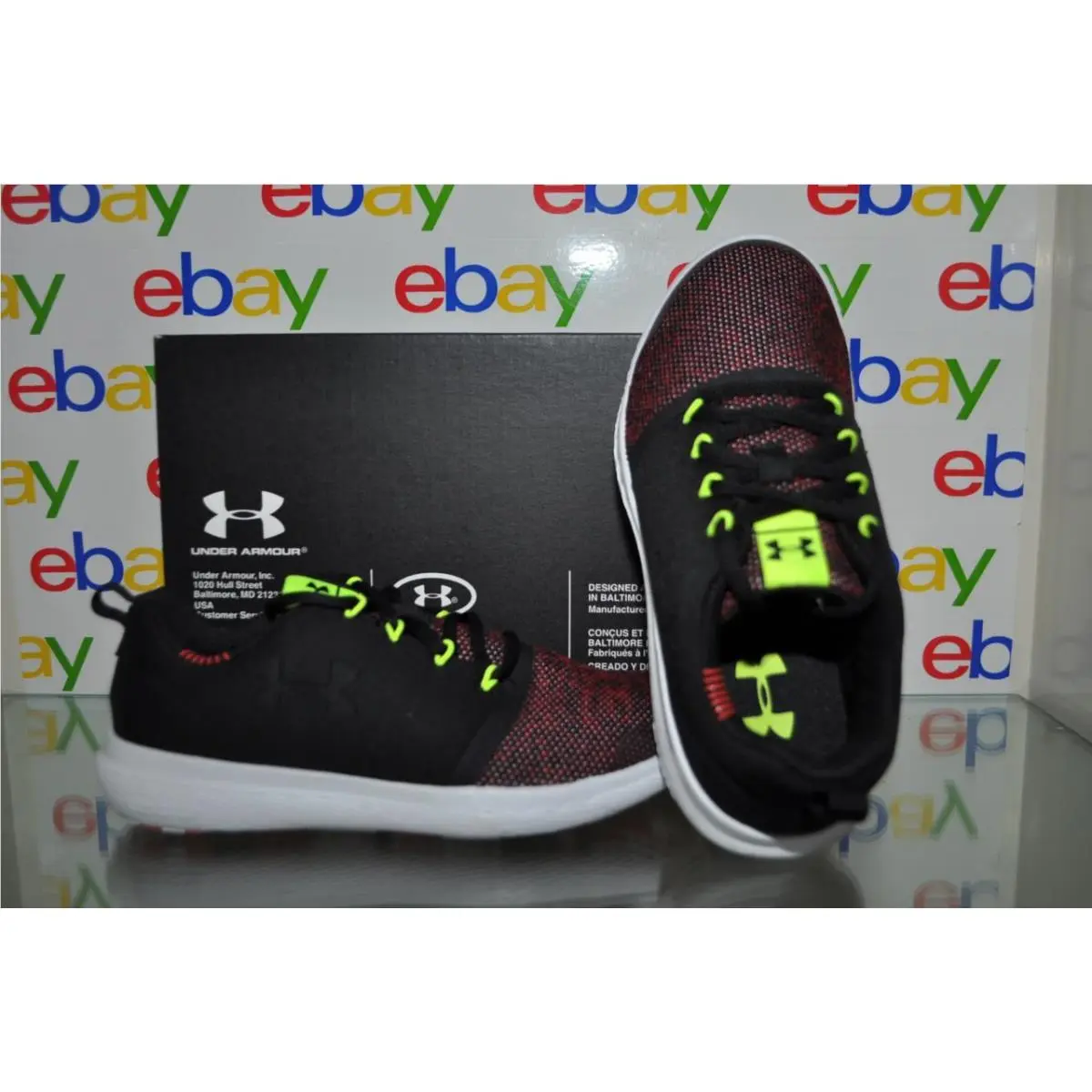 Under Armour shoes - Under Armour Charged 24/7 - Charged - Black/Red 0