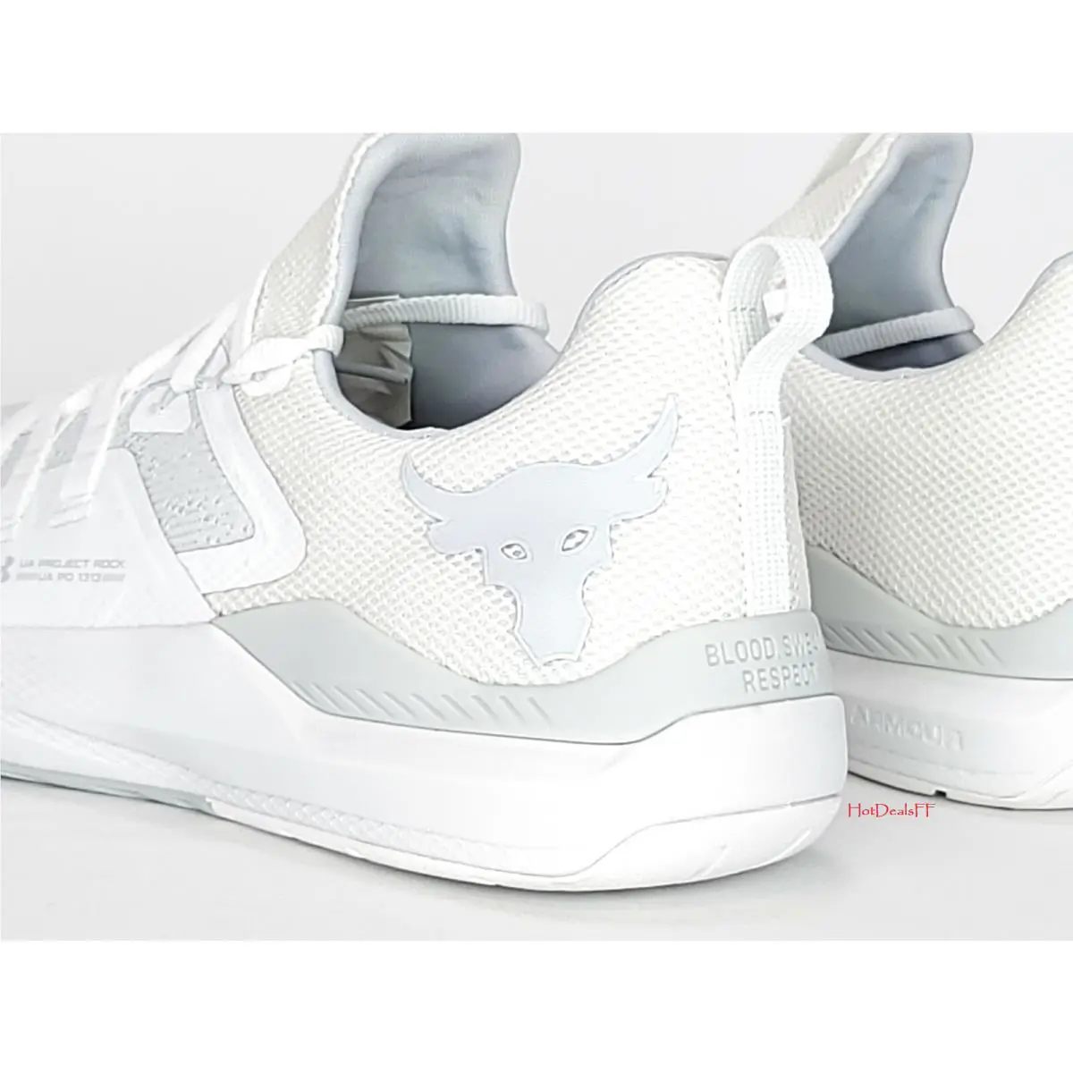 Under Armour shoes - Under Armour Project Rock - Project Rock - 3023006 - White, Manufacturer: White / Halo Gray 8