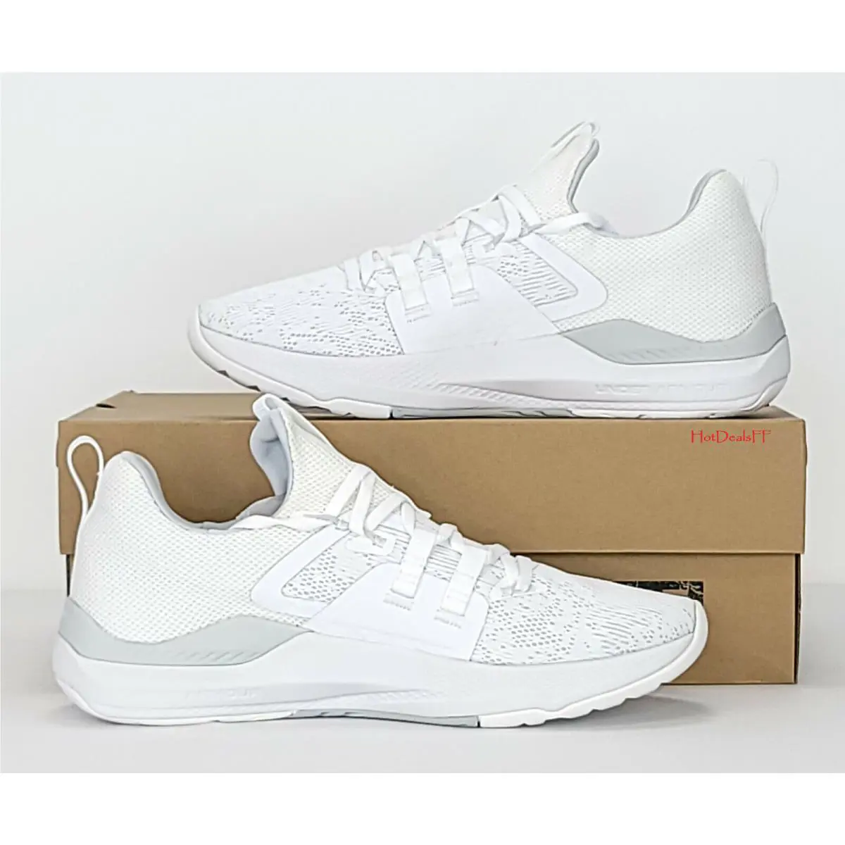 Under Armour shoes - Under Armour Project Rock - Project Rock - 3023006 - White, Manufacturer: White / Halo Gray 5