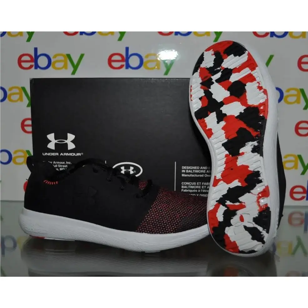 Under Armour shoes - Under Armour Charged - Charged - Black/Red 1