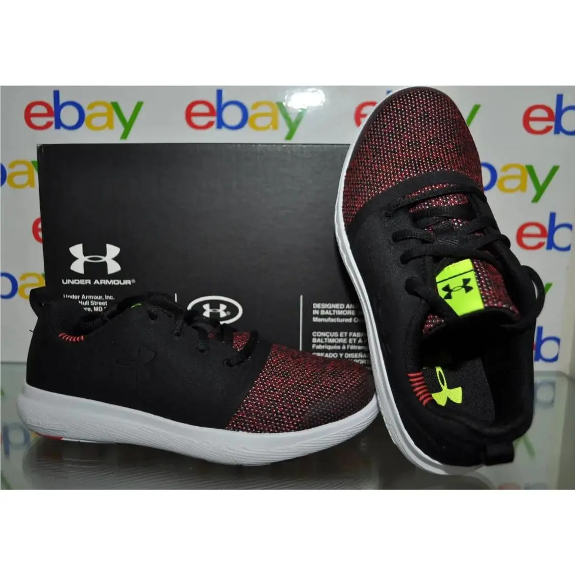 Under Armour shoes - Under Armour Charged - Charged - Black/Red 2