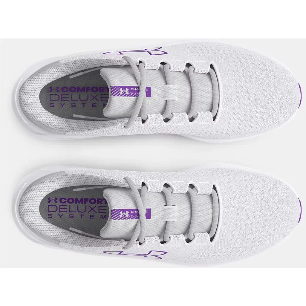 Under Armour shoes - Under Armour Charged Pursuit 3 - 3026523-110 - White/Halo Gray/LAVISH 6