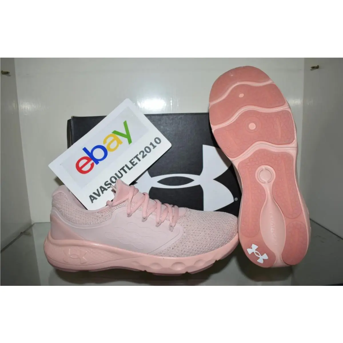 Under Armour shoes - UA Charged Vantage Knit Running Shoes - 3024700 600 - Pink 1