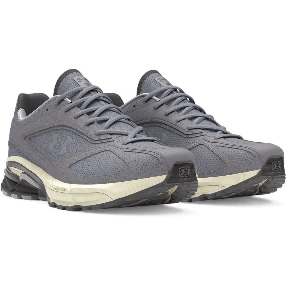 Under Armour UA Apparition Men`s Shoes Hovr Cushioning Steel-ivory Dune - Ivory