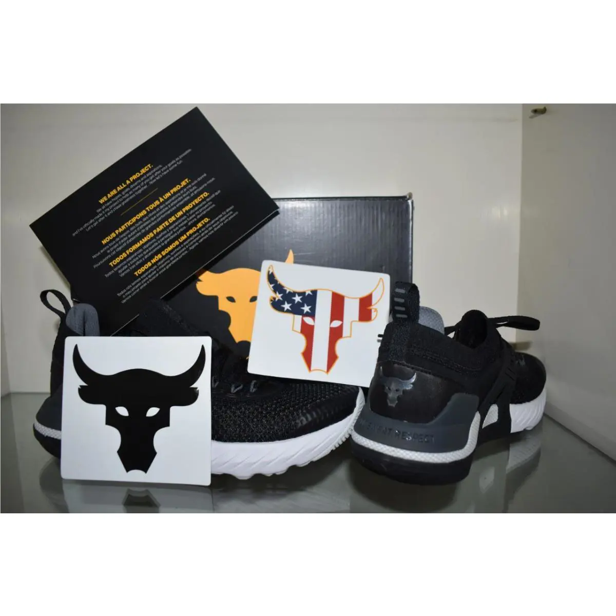 Under Armour shoes - Under Armour Project Rock 4 - 3023697 001 - Black 1