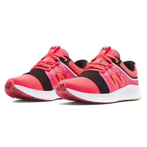 Under Armour Women`s Charged Breathe Bliss `paint Splatter` - Pink/white - Pink
