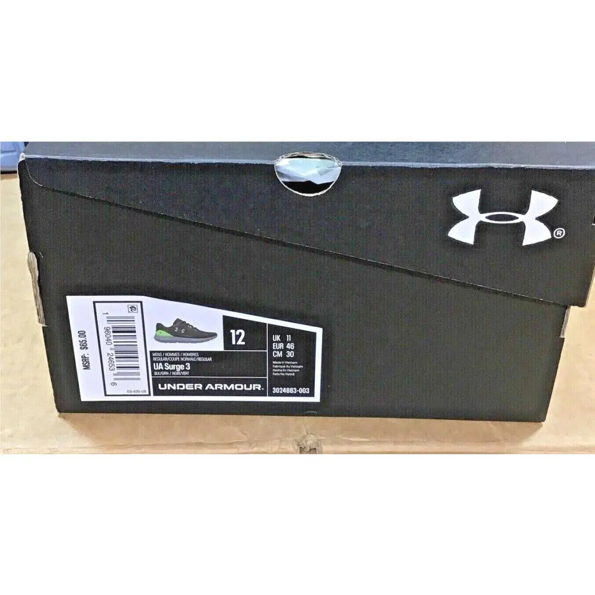 Under Armour shoes - Under Armour Surge - Surge - 302488300312 - Black 8