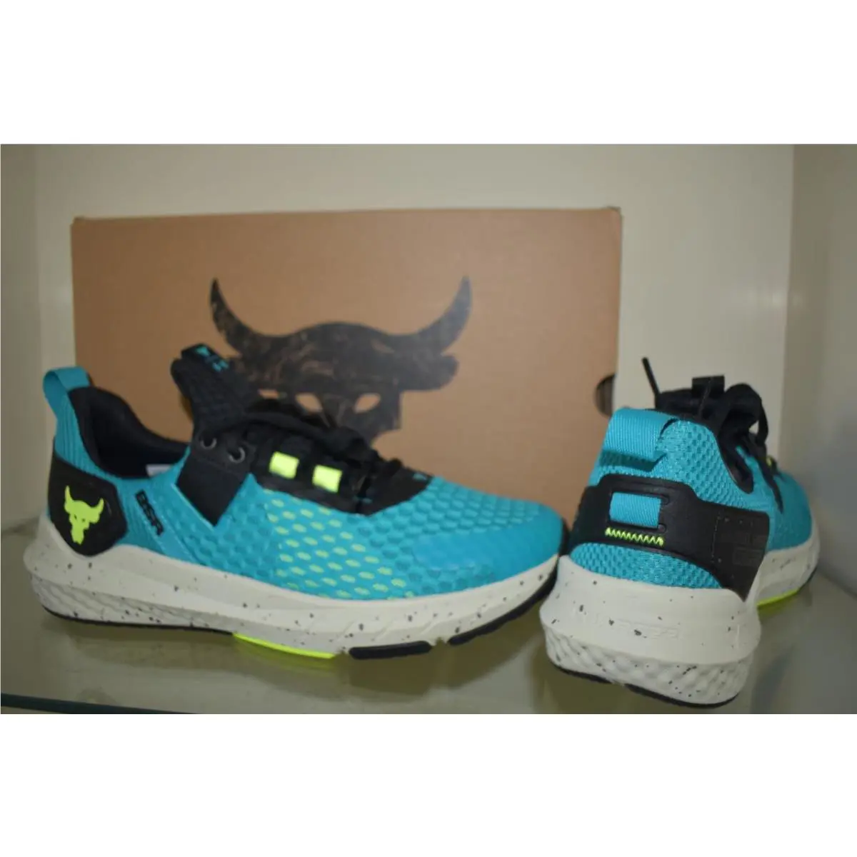 Under Armour shoes - Under Armour Men`s Project Rock BSR 4 - 3027344 300 - Turquoise 1