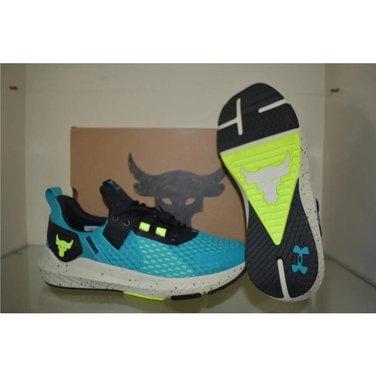 Under Armour shoes - Under Armour Men`s Project Rock BSR 4 - 3027344 300 - Turquoise 2