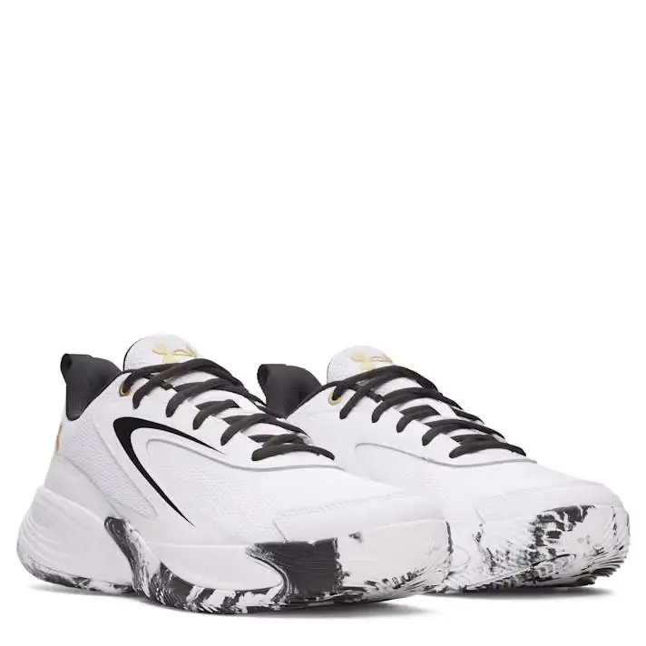 Mens Lockdown 8 Basketball Shoe Sneaker White by Under Armour