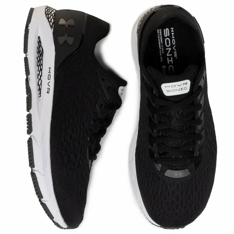 Under Armour shoes - Under armour HOVR Sonic 3 - 3022596-001 - Black/White 6