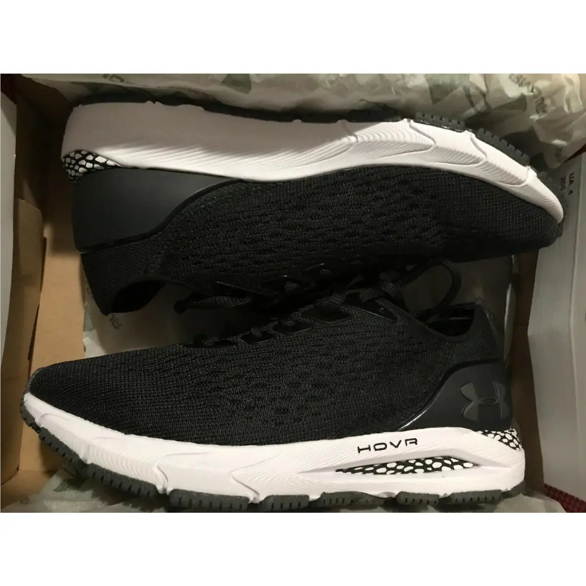 Under Armour shoes - Under armour HOVR Sonic 3 - 3022596-001 - Black/White 7