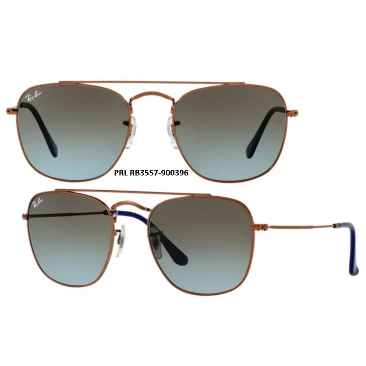 Ray-ban Sunglasses RB3557 Series Multiple Colors Avaliable New/authentic 900396 (Bronze-Copper Blue/Brown) by Ray-Ban