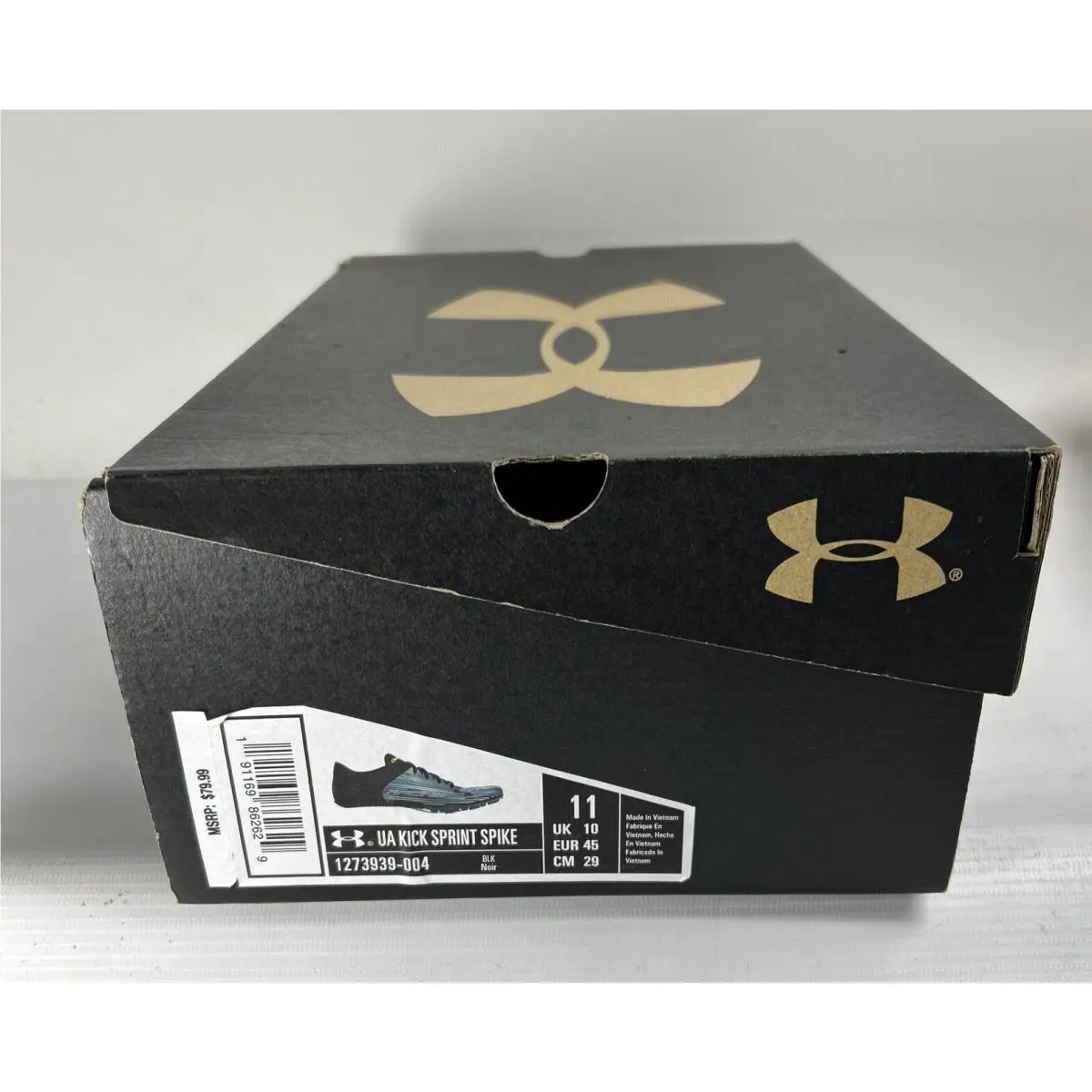 Under Armour shoes - Under Armour Kick Sprint spike - 1273939004 - Black 3