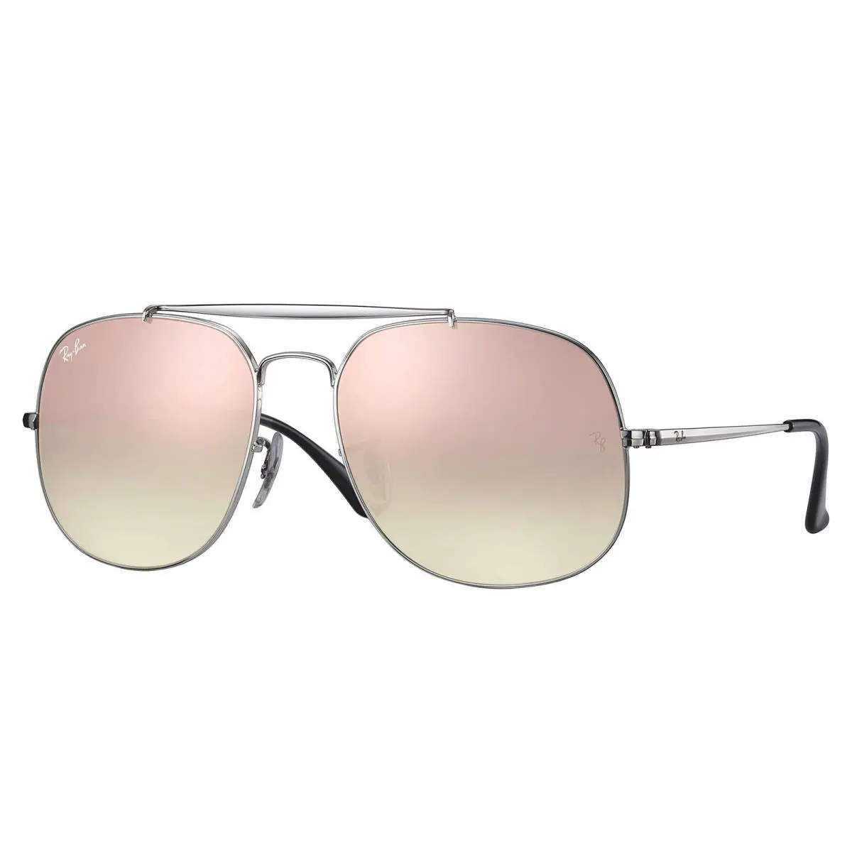 Ray-ban RB3561 Metal Frame General Sunglasses 57mm Color Options Silver/ Copper Gradient Flash by Ray-Ban