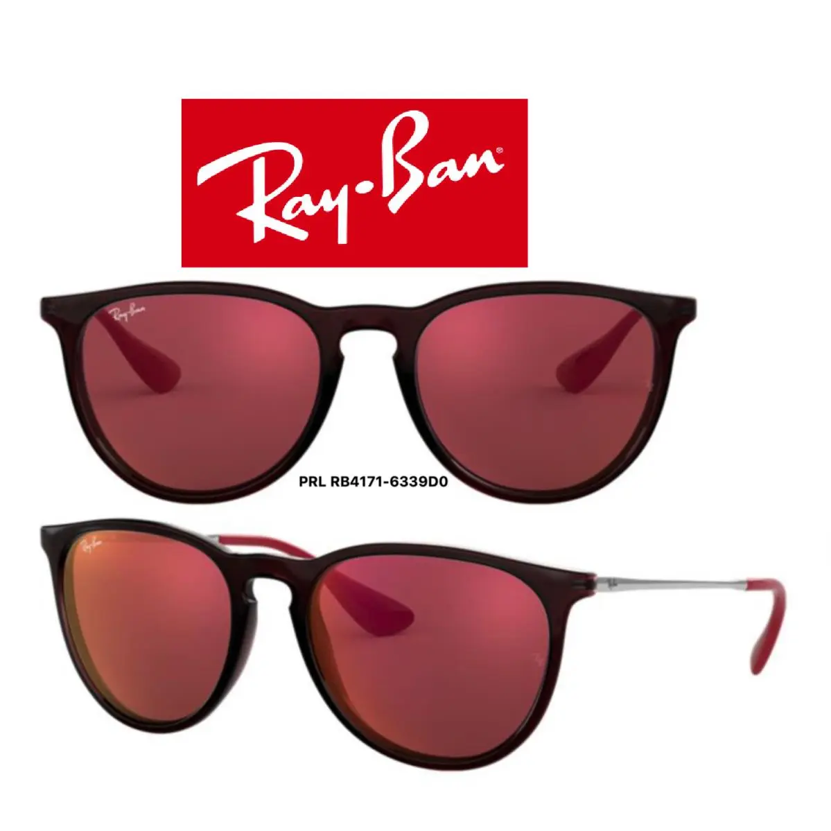 Ray Ban Sunglasses RB4171 Erika - Multiple Colors RB4171 6339D0 by Ray-Ban