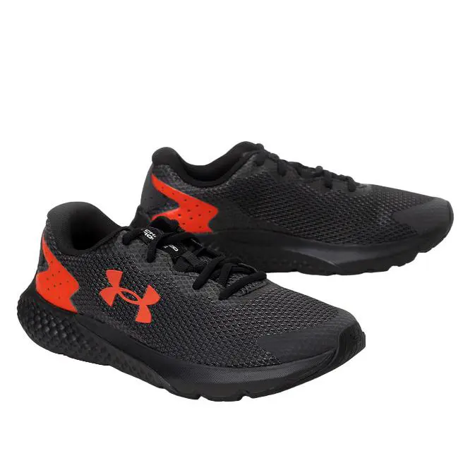 Under Armour Mens Tennis Shoe Charged Rogue 3 Reflect Black 3025525-001 - Black
