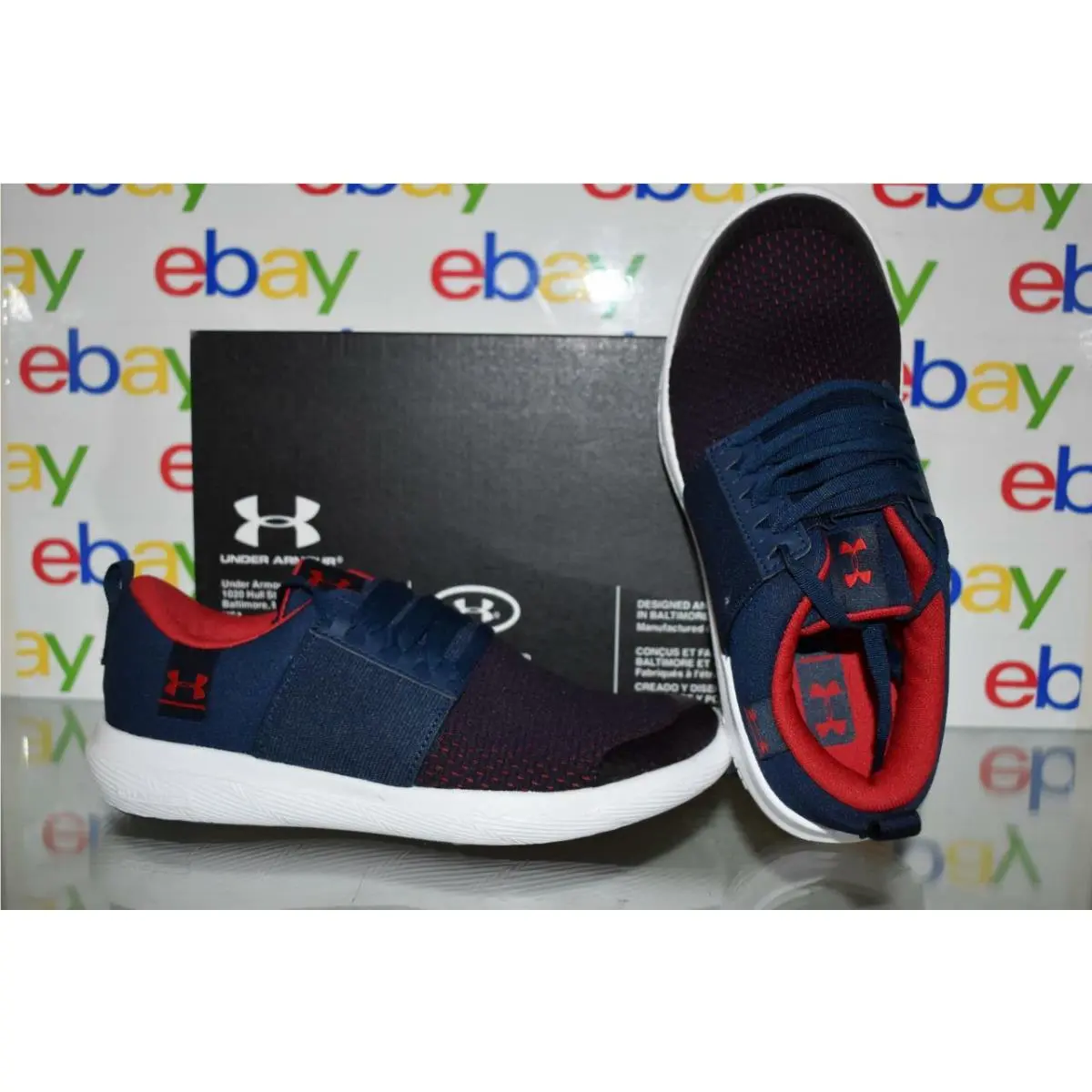 Under Armour shoes - Under Armour Charged 24/7 - Charged - 3020133 400 - Blue, Manufacturer: Academy/White 2