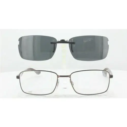 Custom Made For Ray-ban RB6333-52X17 Polarized Clip-on Sunglasses Eyeglasses No