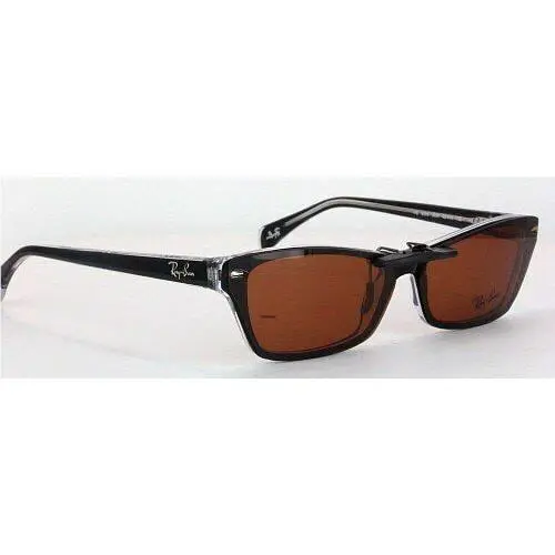Ray-Ban sunglasses - Ray-Ban RB5256-52X16 Polarized Clip-On Sunglasses - Grey, Revo Blue Mirrored, and 12 other lens s to choose: REVO Blue Mirrored