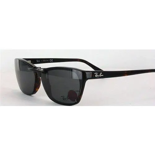 Ray-Ban sunglasses - Ray-Ban 5298-55X17 Polarized Clip-On Sunglasses - Grey, Revo Blue Mirrored, and 12 other lens s to choose: REVO Blue Mirrored