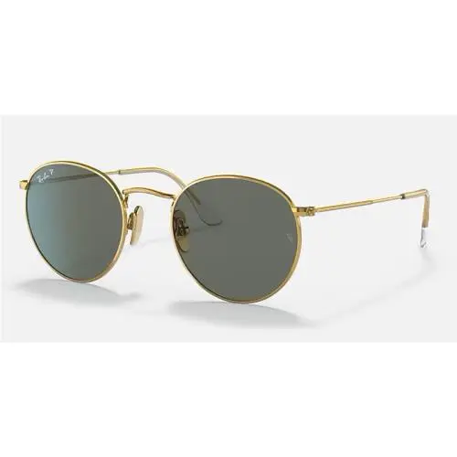Ray-ban Round Titanium Polarized Sunglasses - RB8247 - XS 47-21mm 921658/LegendGold/Green by Ray-Ban