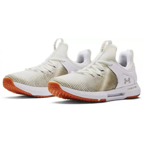 Under Armour shoes - Under Armour HOVR Rise 2 LUX - 3023010-102 - white/gold 5