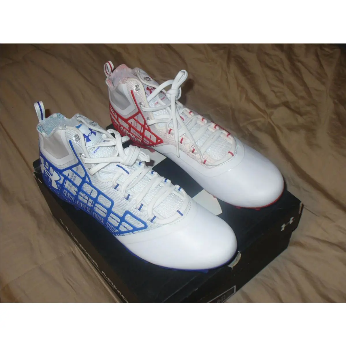 Under Armour shoes - Banshee Mid - Banshee Mid - JG-455124 - Red or Blue 0