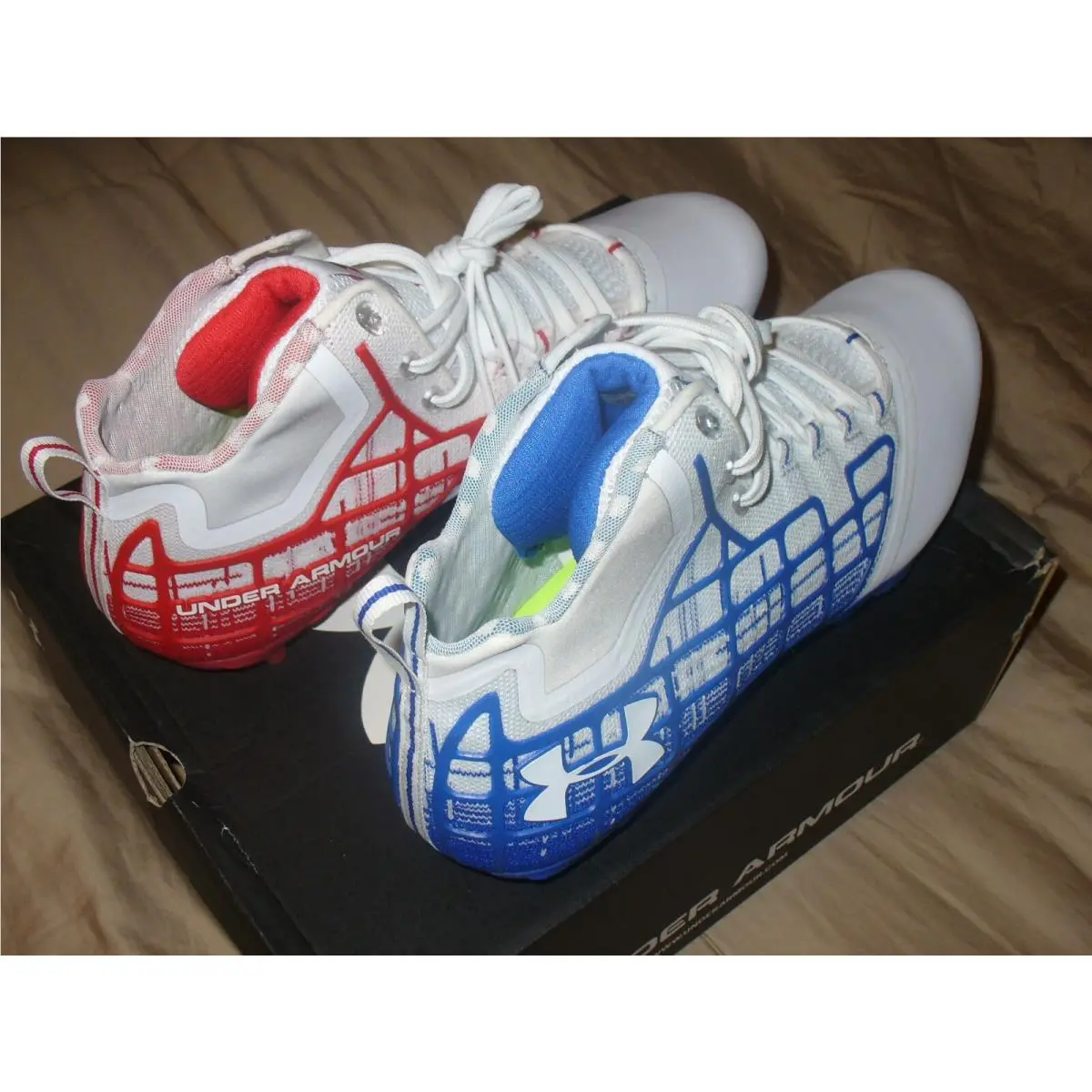 Under Armour shoes - Banshee Mid - Banshee Mid - JG-455124 - Red or Blue 12