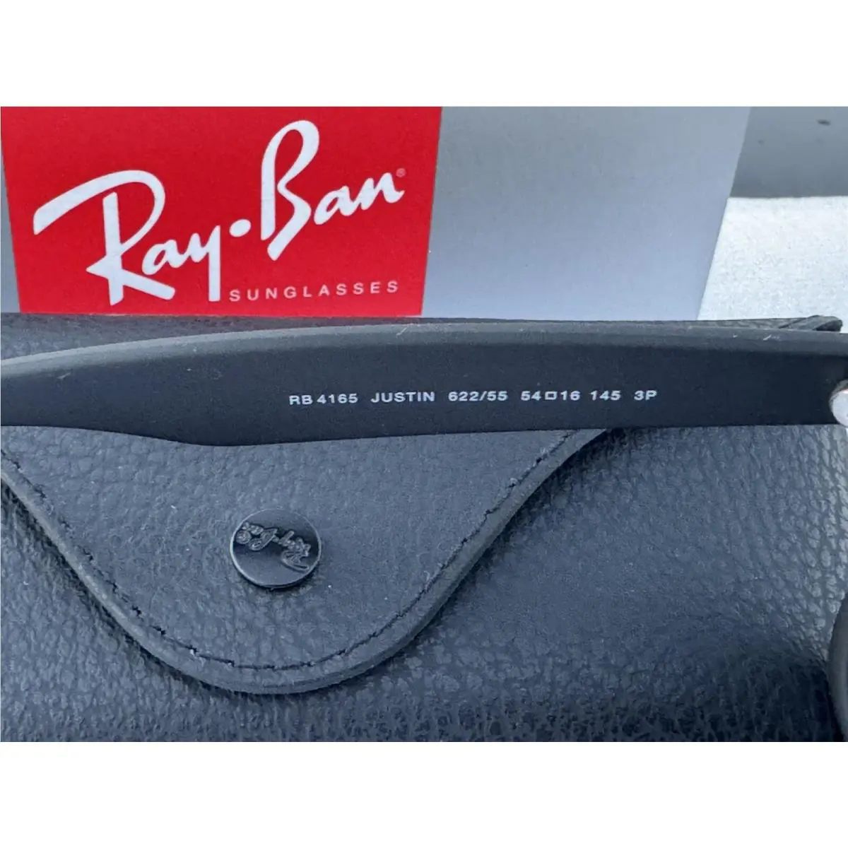 Ray-Ban sunglasses - Ray-Ban JUSTIN - JUSTIN - Frame: Black, Lens: Blue, Frame/Lens: Blue Mirror Flash