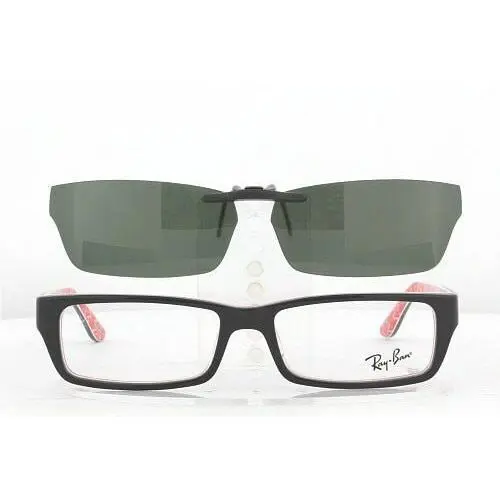 Custom Made For Ray-ban 5236-53X16-F Polarized Clip-on Sunglasses Eyeglasses No