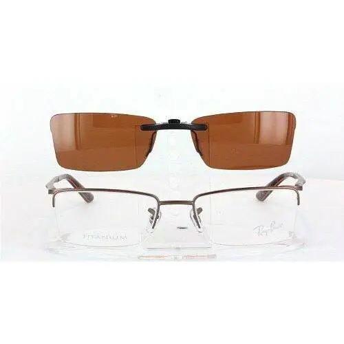 Custom Made For Ray-ban RB8678-51X18 Polarized Clip-on Sunglasses Eyeglasses No