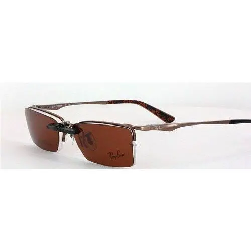 Ray-Ban sunglasses - Ray-Ban RB8678-51X18 Polarized Clip-On Sunglasses - Grey, Revo Blue Mirrored, and 12 other lens s to choose: REVO Blue Mirrored