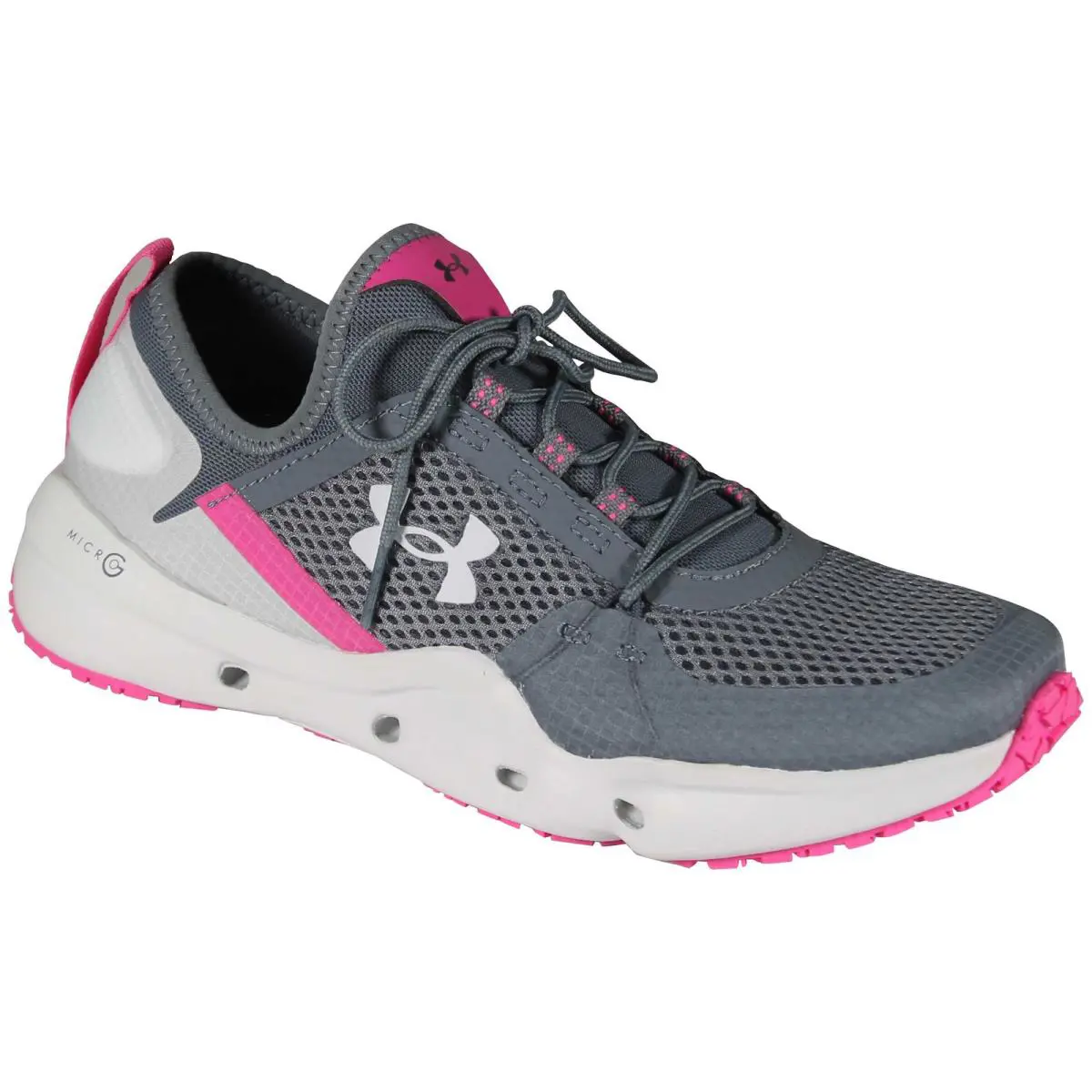 Under Armour Micro G Kilchis Women`s Shoes - Gravel / Grey Mist - Grey
