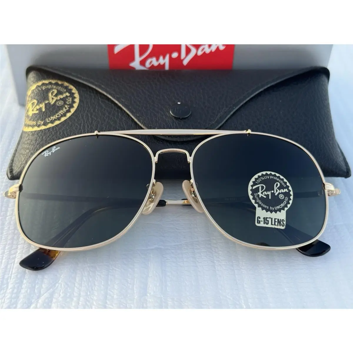 Ray-ban RB3561 001 General Sunglasses Arista / G-15 Green Classic Lenses 57mm
