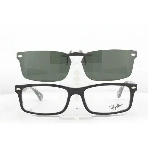 Custom Made For Ray-ban 5162-52X16-F Polarized Clip-on Sunglasses Eyeglasses No