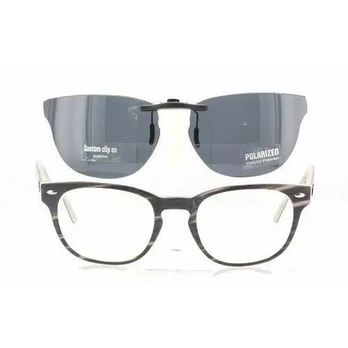 Custom Made For Ray-ban RB5165-49X20 Polarized Clip-on Sunglasses Eyeglasses No