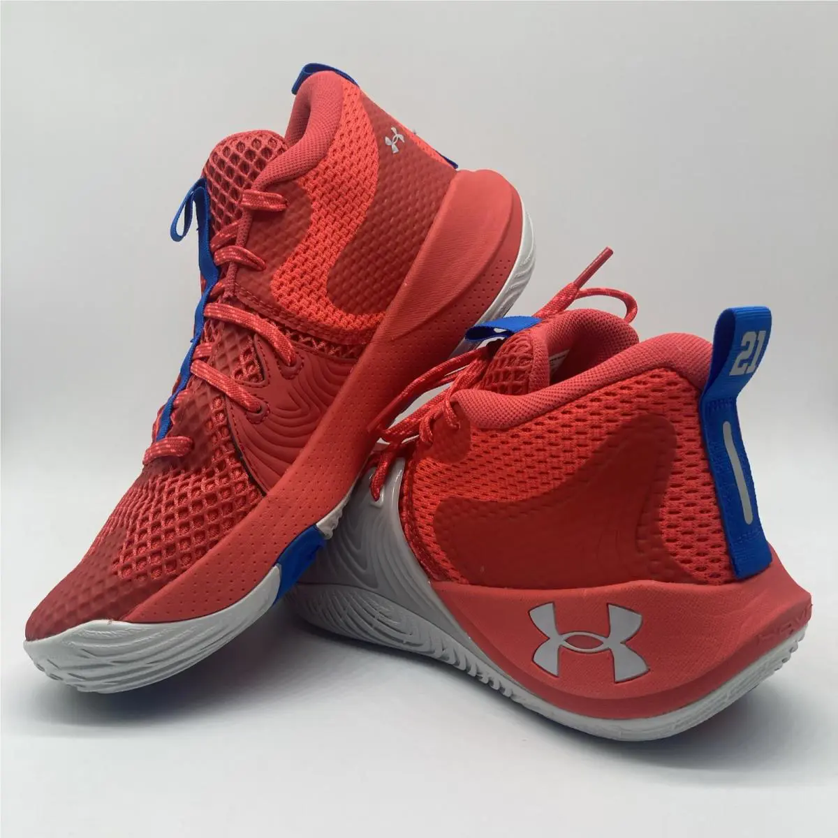 Under Armour shoes - Under Armour Embiid One - Embiid One - 3023086-603 - Red 9